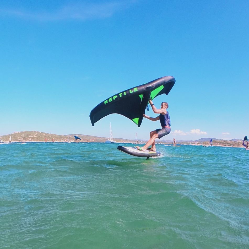 wing foil board inflatable jump